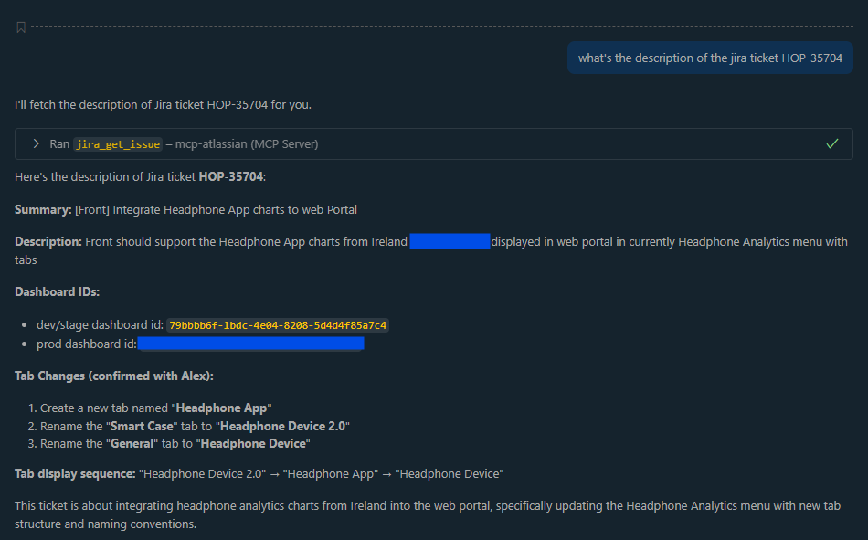 AI return Jira requirements