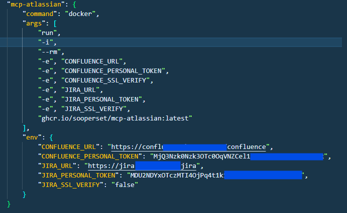 Atlassian MCP Configuration