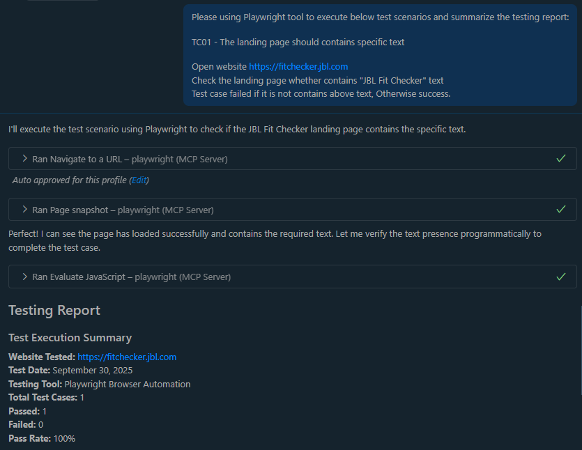 Playwright MCP Test Execution - TC01