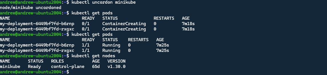 Kubernetes Uncordon Node