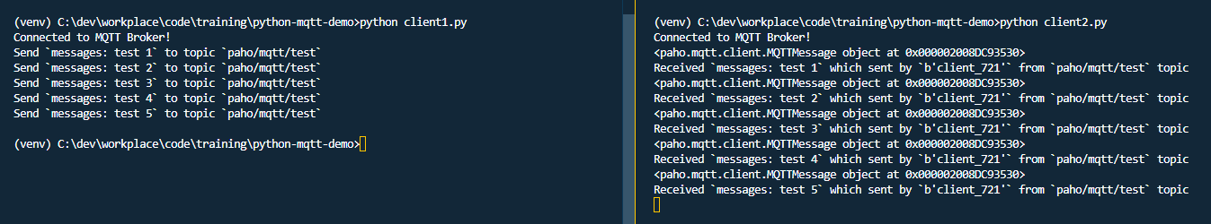 MQTT Subscribe Message