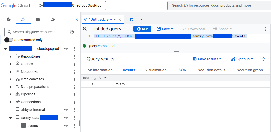 Airbyte Sync Data in BigQuery